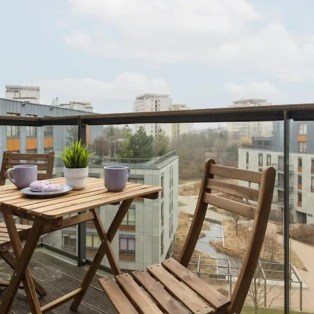 Mokotow Bernardynska Apartment With Balcony By Noclegi Renters Warsaw Exterior photo